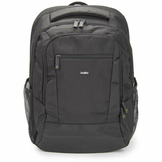 Rocstor MetroPro Rugged Carrying Case (Backpack) for 13" to 17" Apple, HP, Lenovo, Microsoft, Dell Notebook - Black - TAA Compliant
