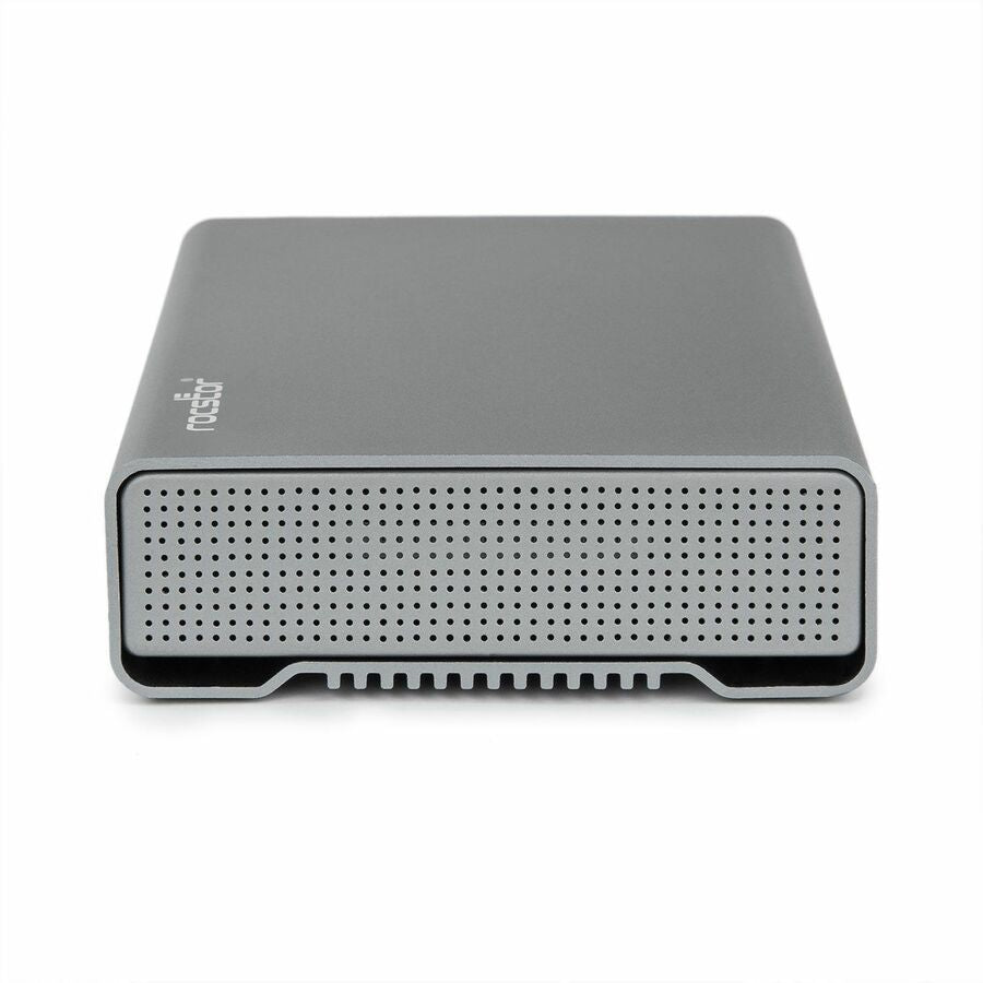 Rocstor Rocpro D90 24 TB Desktop Rugged Hard Drive - 3.5" External - SATA (SATA/600) - Aluminum Gray