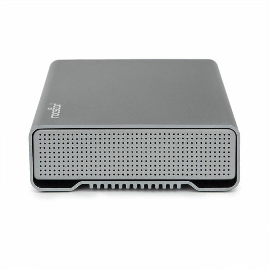 Rocstor Rocpro D90 24 TB Desktop Rugged Hard Drive - 3.5" External - SATA (SATA/600) - Aluminum Gray