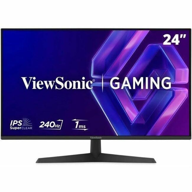 ViewSonic VX2429 24 Inch 1080p Gaming Monitor, IPS Display with 200Hz and 1ms for Fast Gameplay, FreeSync Premium and HDR10 for Smooth Visuals, Eye Care Technology, HDMI, and DisplayPort Inputs