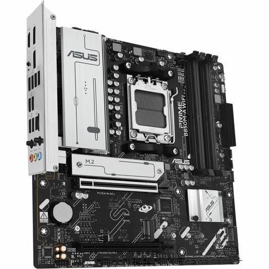 Asus Prime B850M-A WIFI-CSM Gaming Desktop Motherboard - AMD B850 Chipset - Socket AM5 - Micro ATX