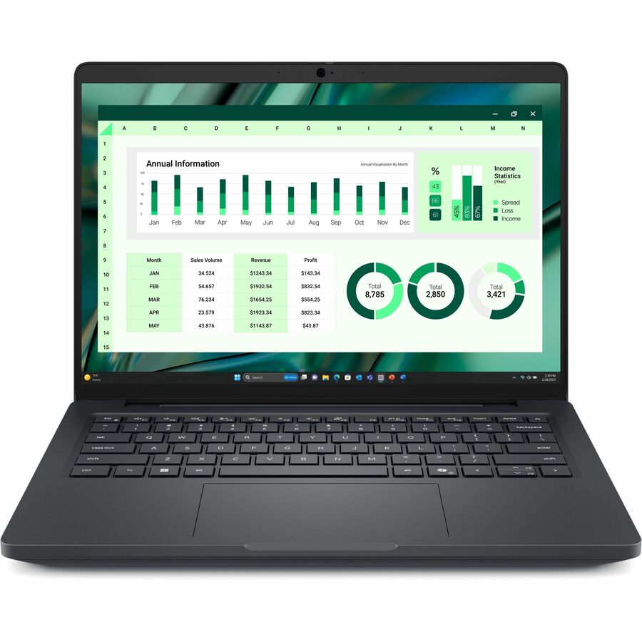 Dell Pro Max MC14250 14" Copilot+ PC Mobile Workstation - Full HD Plus - 60 Hz - Intel Core Ultra 7 255H - 16 GB - 512 GB SSD - English (US) Keyboard