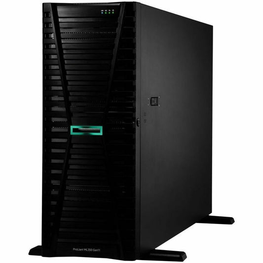 HPE ProLiant ML350 G11 4U Tower Server - 1 x Intel Xeon Silver 4510 2.40 GHz - 64 GB RAM - 960 GB SSD - (2 x 480GB) SSD Configuration - 12Gb/s SAS, Serial ATA/600 Controller