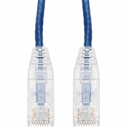 10-PACK 3FT BLUE CAT 6 SLIM PVC ETHERNET CABLE SNAGLESS CLEAR-CLAW RJ-45 M/M BUL