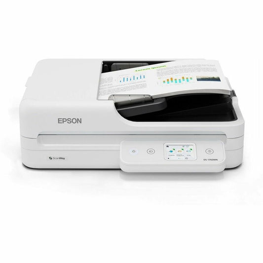 Epson DS-1760WN Flatbed/ADF Scanner - 1200 dpi Optical - Black, White