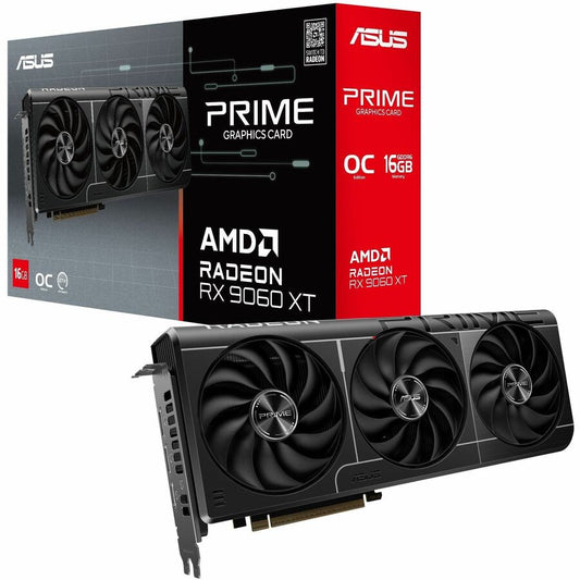 Asus AMD Radeon 9060 XT Graphic Card - 16 GB GDDR6