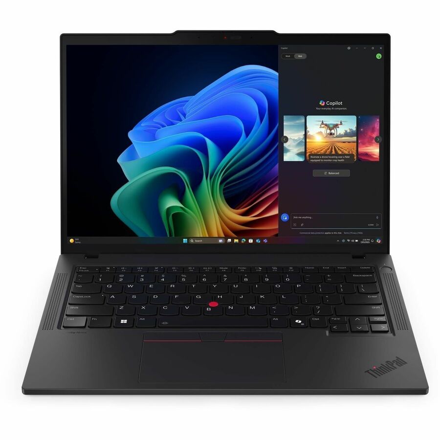 Lenovo ThinkPad T14 Gen 6 21QG0007US 14" Touchscreen Copilot+ PC Notebook - WUXGA - 60 Hz - Intel Core Ultra 5 238V - vPro Technology - 32 GB - 512 GB SSD - English Keyboard - Black