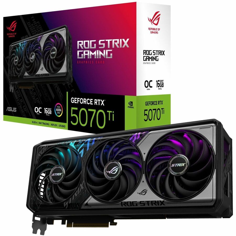 Asus ROG NVIDIA GeForce RTX 5070 Ti Graphic Card - 16 GB GDDR7