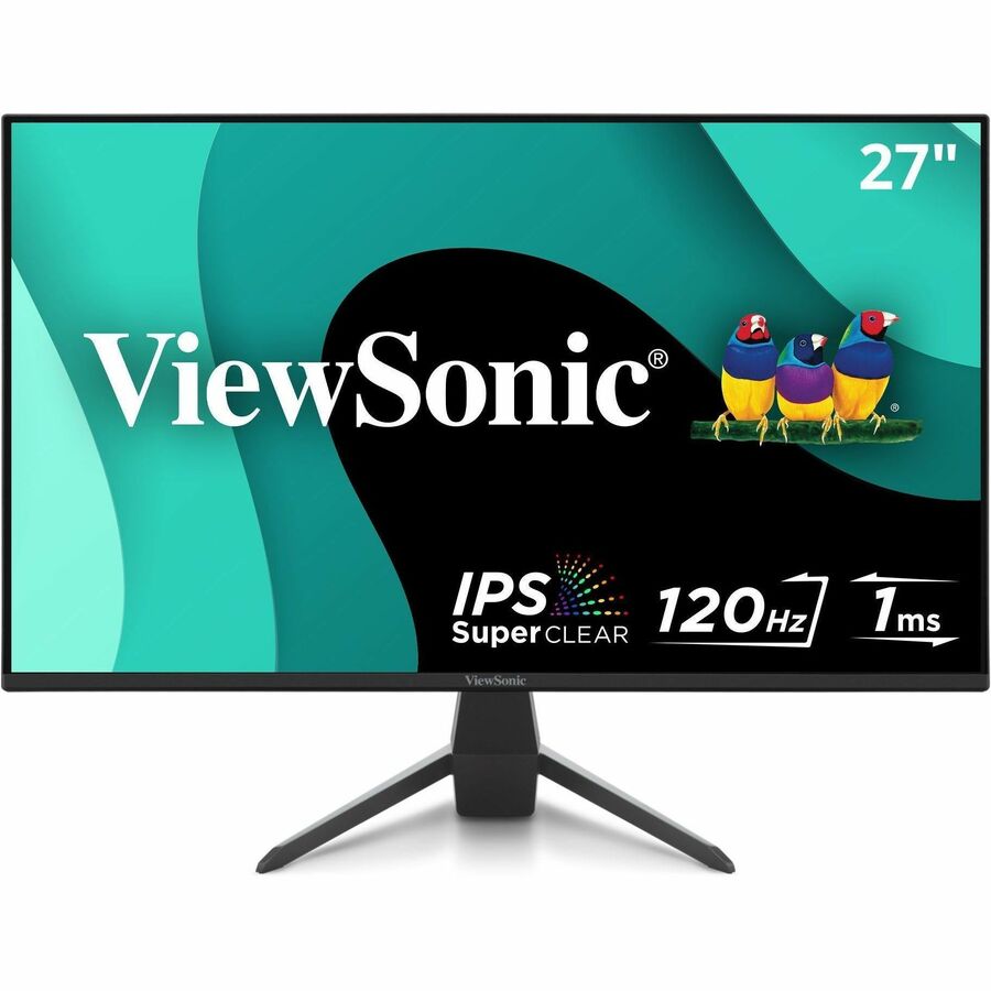 ViewSonic VX2770-MHD 27 Inch 1080p Monitor, IPS Display with 120Hz and Variable Refresh Rate for Ultimate Home Entertainment, Eye Care Technology, HDMI, and DisplayPort Inputs