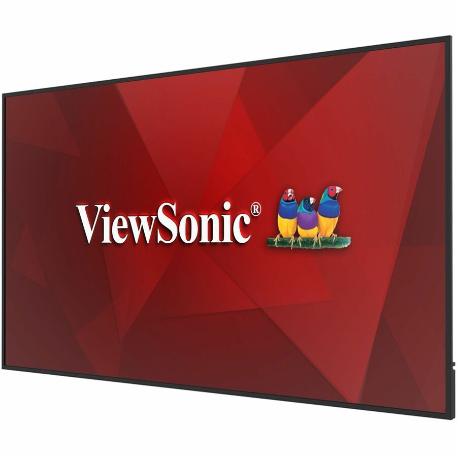 ViewSonic CDE8631 86 Inch 4K UHD Commercial Display with 500-nit Brightness, 5000:1 Contrast Ratio, OPS Slot, 8GB RAM, 32GB Storage, 16W Dual Speakers, Wifi Slot, HDMI, USB A, and USB C Inputs