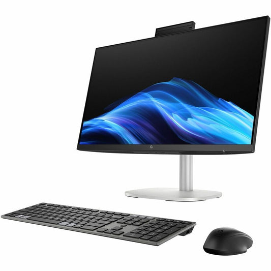 HP EliteStudio 8 AiO G1i All-in-One Computer - Intel Core Ultra 7 265 - vPro Technology - 32 GB - 1 TB SSD - 23.8" Full HD Touchscreen - Desktop - Pike Silver