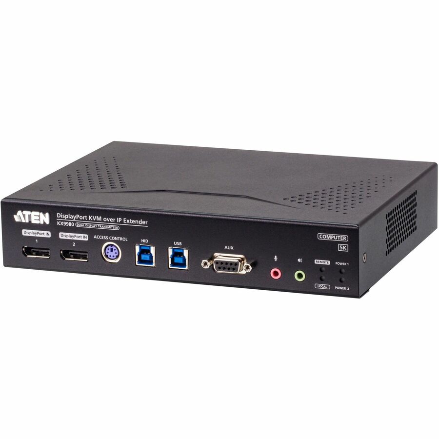 ATEN 5K DisplayPort Dual Display KVM over IP Transmitter