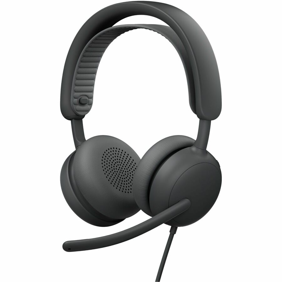 Logitech Zone Wired 2 for Business - Noise-Canceling Headset with Adaptive Hybrid ANC, Zoom & Google Certified, USB-C with USB-A adapter - Graphite