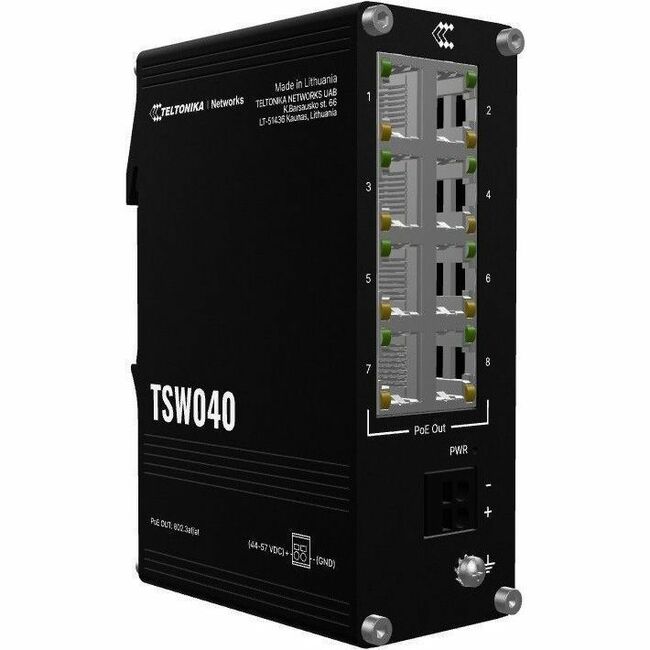 Teltonika 8-port PoE+ Switch
