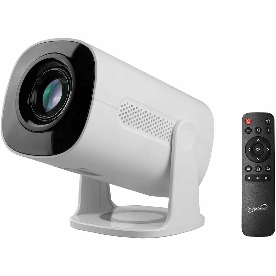 Supersonic SC-92P LED Projector - 16:9 - Wall Mountable, Ceiling Mountable - White