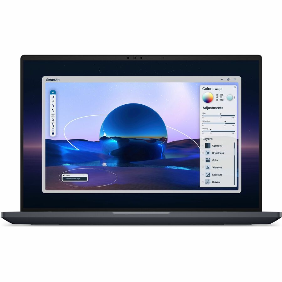 Dell Pro Max Premium MA16250 16" Mobile Workstation - Full HD Plus - 120 Hz - Intel Core Ultra 7 265H - vPro Technology - Intel Evo Platform - 32 GB - 1 TB SSD - English (US) Keyboard - Magnetite
