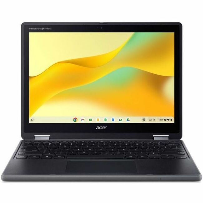 Acer Chromebook Spin 512 R857T R857T-C54W 12.2" Touchscreen Convertible 2 in 1 Chromebook - WUXGA - 60 Hz - Intel N150 - 8 GB - 64 GB Flash Memory - English (US) Keyboard - Black