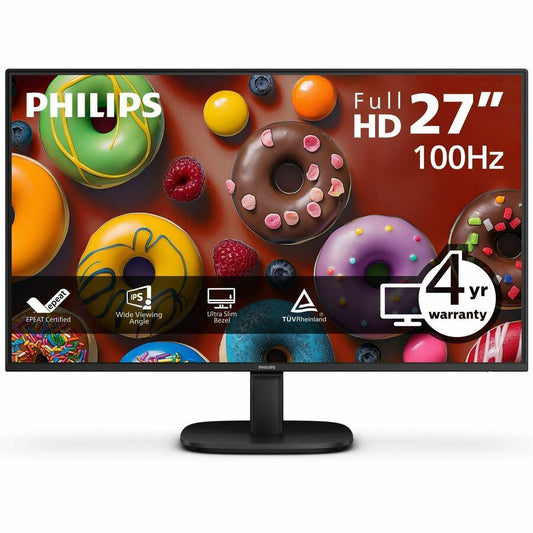Philips 27B2N2100 27" Class Full HD LED Monitor - 16:9 - Textured Black