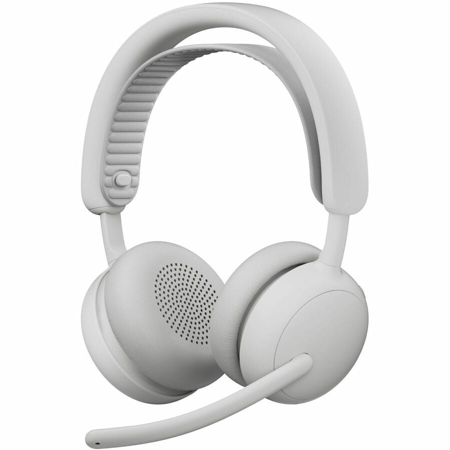Logitech Zone Wireless 2 ES - Noise-Canceling Wireless Headset with Adaptive Hybrid ANC, Bluetooth, Off-White
