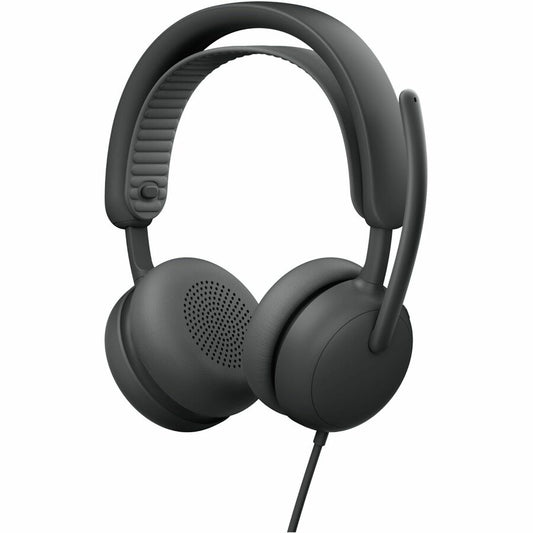 Logitech Zone Wired 2 - Noise-Canceling Headset with Adaptive Hybrid ANC, USB-C with USB-A adapter, Graphite