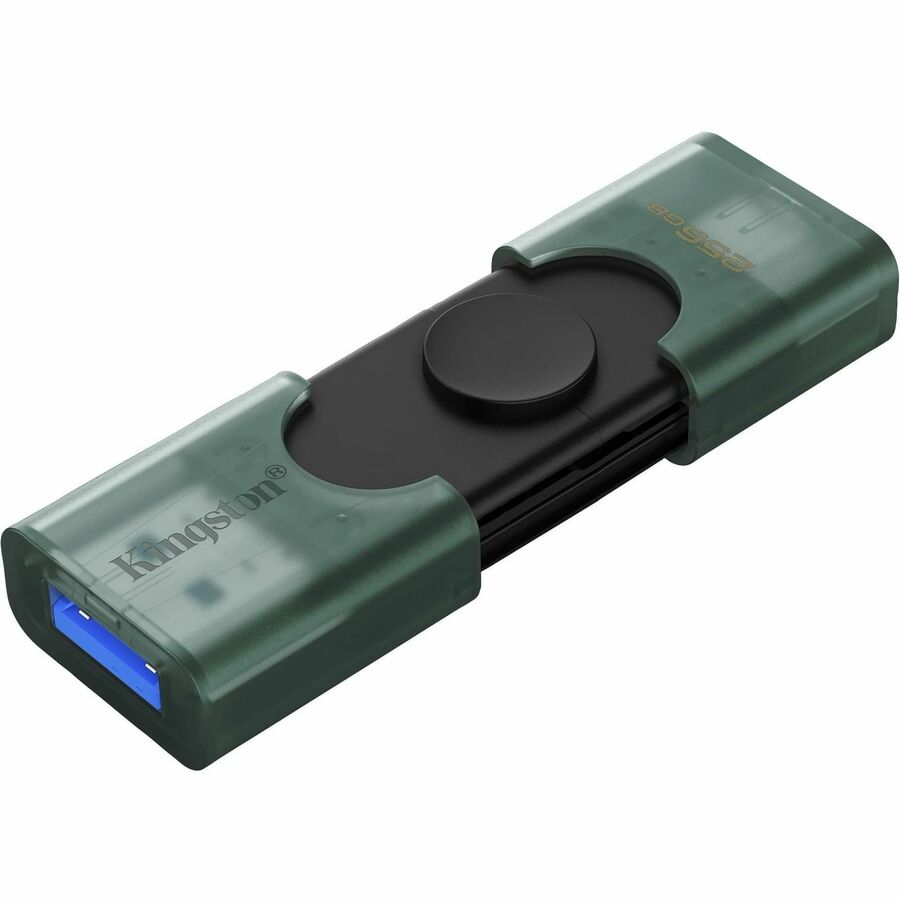 Kingston DataTraveler Duo 256GB (USB 3.2 (Gen 1) Type A + USB 3.2 (Gen 1) Type C) On-The-Go Flash Drive