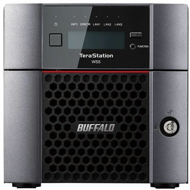 BUFFALO TeraStation WS5220DN 2-Bay Windows Server IoT 2025 Desktop NAS 4TB (2x2TB) HDD Included TAA Compliant