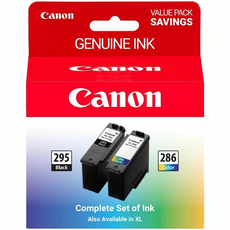 Canon PG-295/CL-286 Original Inkjet Ink Cartridge - Value Pack - Black, Color Pack