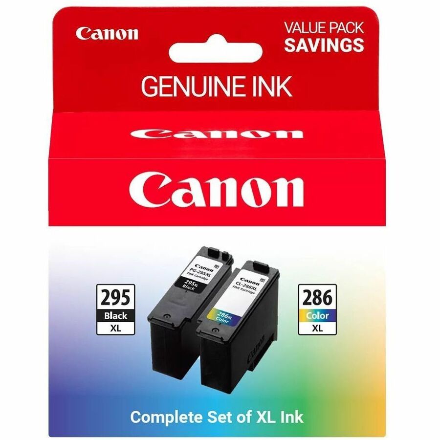 Canon PG-295XL/CL-286XL Original Inkjet Ink Cartridge - Value Pack - Black, Color Pack
