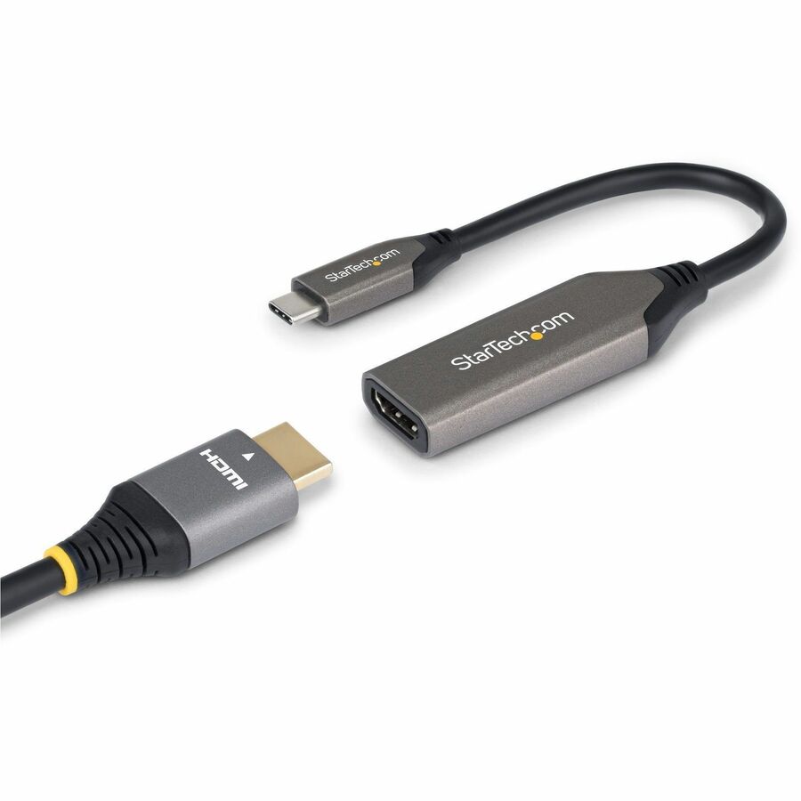 StarTech USB-C to HDMI Adapter, 8K 60Hz / 4K 120Hz, Thunderbolt / USB4 Compatible, USB C to HDMI 2.1 Converter