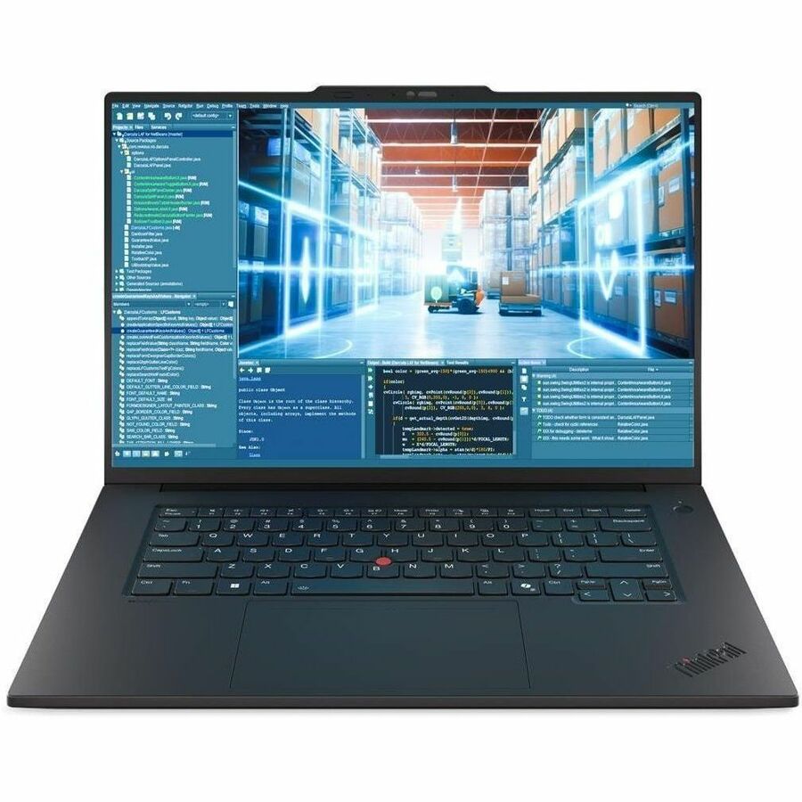 Lenovo ThinkPad P1 Gen 8 21Q80020US 16" Touchscreen Mobile Workstation - 3.2K - 120 Hz - Intel Core Ultra 9 285H - Intel Evo Platform - 64 GB - 2 TB SSD - English Keyboard - Black
