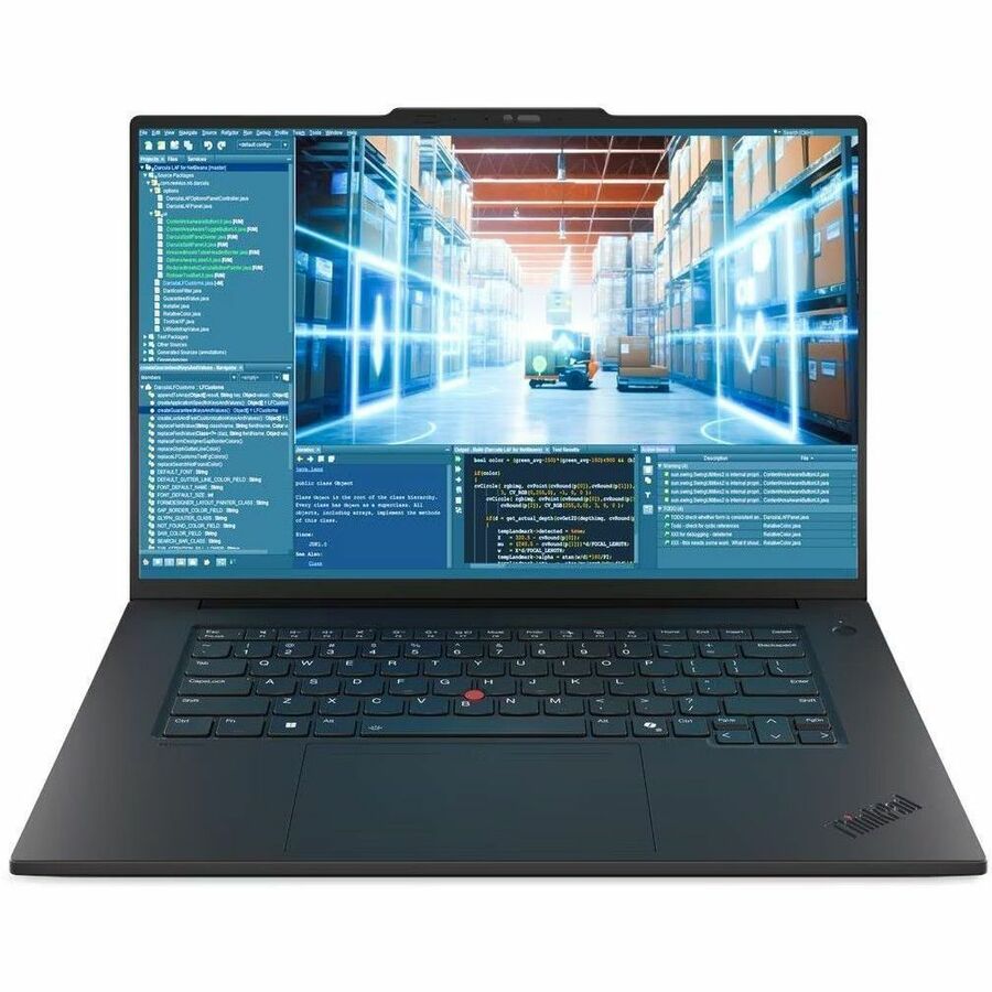 Lenovo ThinkPad P1 Gen 8 21Q8001UUS 16" Touchscreen Mobile Workstation - 3.2K - 120 Hz - Intel Core Ultra 7 255H - Intel Evo Platform - 32 GB - 1 TB SSD - English Keyboard - Black