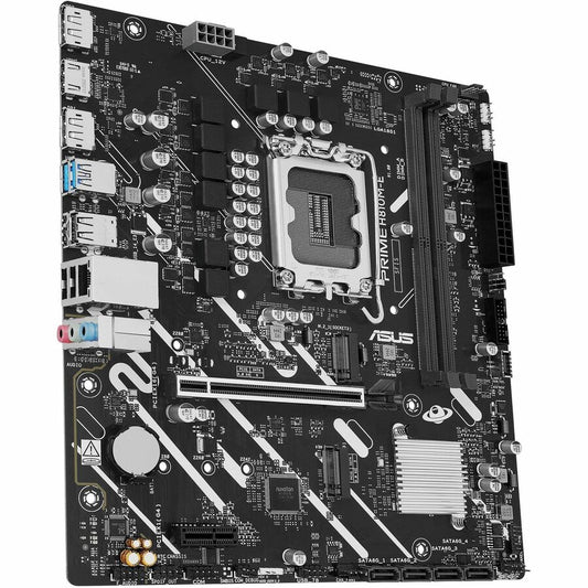 Asus Prime H810M-E-CSM Desktop Motherboard - Intel H810 Chipset - Socket LGA-1851 - Micro ATX