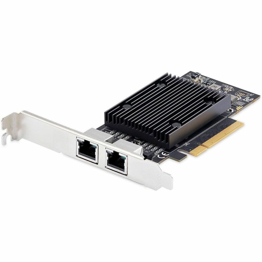 StarTech 2-Port PCIe 10Gb Ethernet Network Card, Dual RJ45 10GBase-T/Gigabit, Broadcom BCM57416 Chipset, NIC Card, Windows & Linux