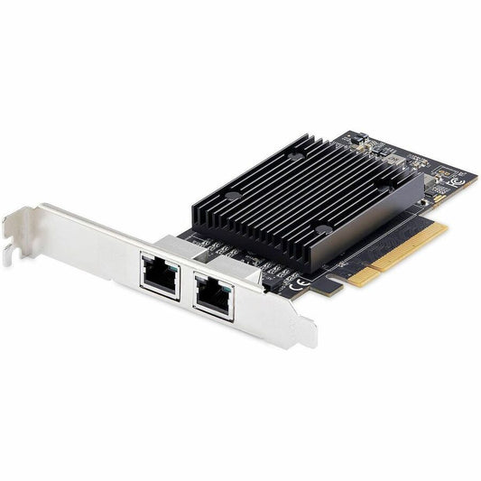 StarTech 2-Port PCIe 10Gb Ethernet Network Card, Dual RJ45 10GBase-T/Gigabit, Broadcom BCM57416 Chipset, NIC Card, Windows & Linux