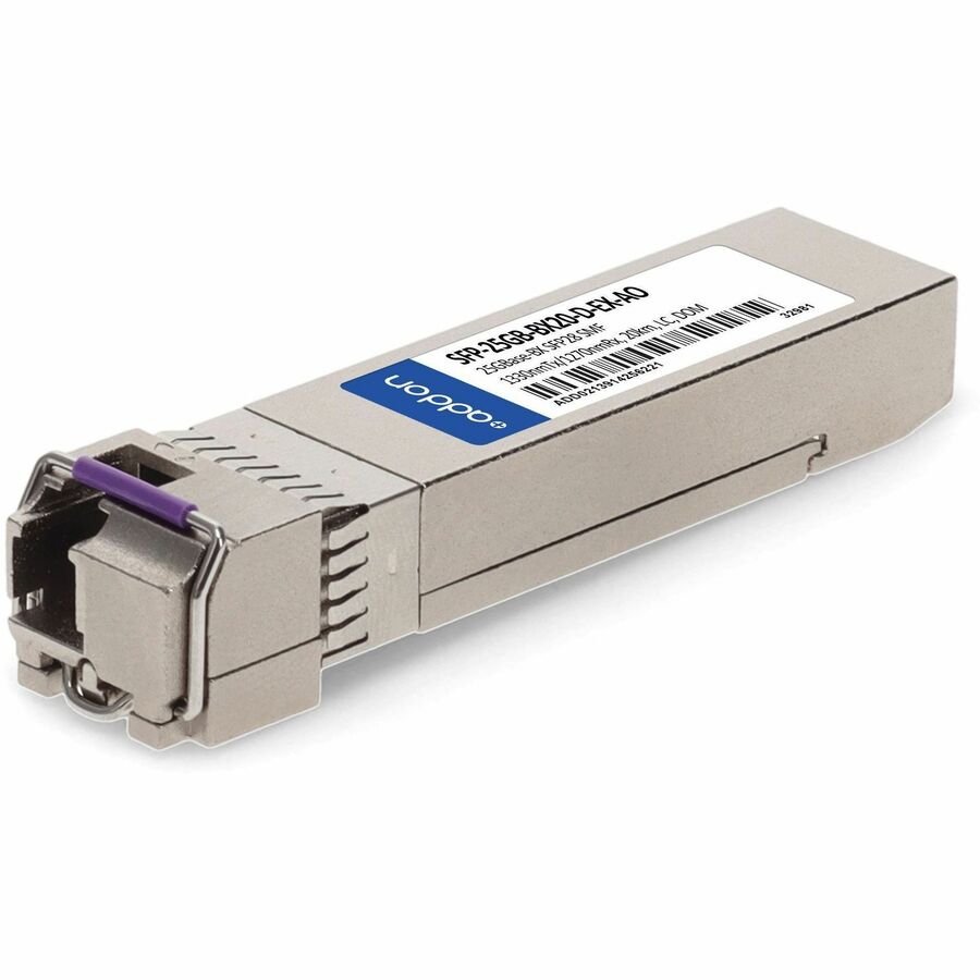 AddOn Extreme Networks Compatible TAA 25GBase-BX SFP28 Transceiver (SMF, 1330nmTx/1270nmRx, 20km, LC, DOM)