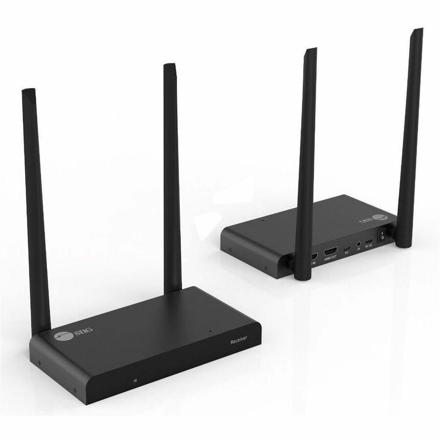 SIIG Full HD Wireless HDMI Extender Kit with IR and HDMI Loop-Out - 1080p - Up to 492ft - Up to 1x4