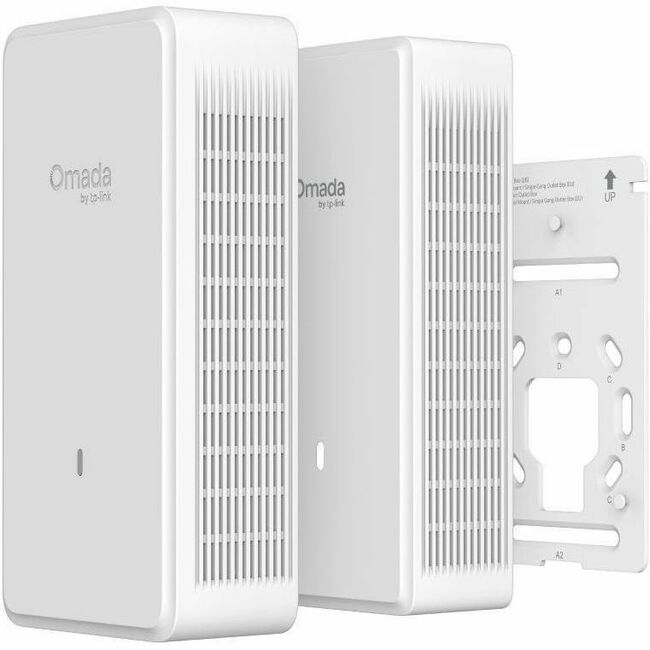 Omada EAP775-Wall Tri Band Wi-Fi 7 IEEE 802.11 a/b/g/n/ac/ax/be 5.63 Gbit/s Wireless Access Point - Indoor