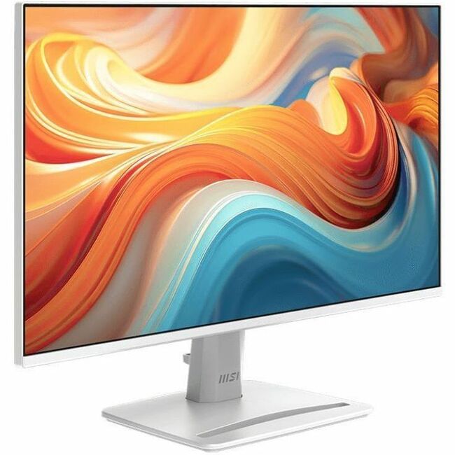 MSI PRO MP243W E14 - PRO MP243WE14 - Business Productivity Monitor White - 23.8" IPS FHD 144Hz Adaptive-Sync Display - HDMI - VGA