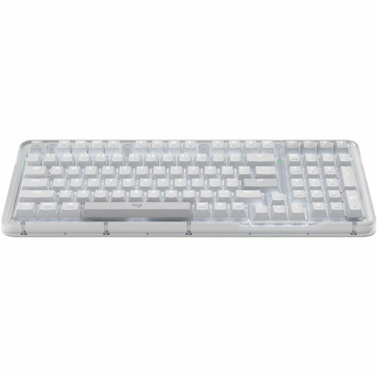 Logitech Alto Keys K98M Wireless Mechanical Keyboard, Customizable Keyboard with Vibration Absorbing Gasket, Backlit Keys, Off-white