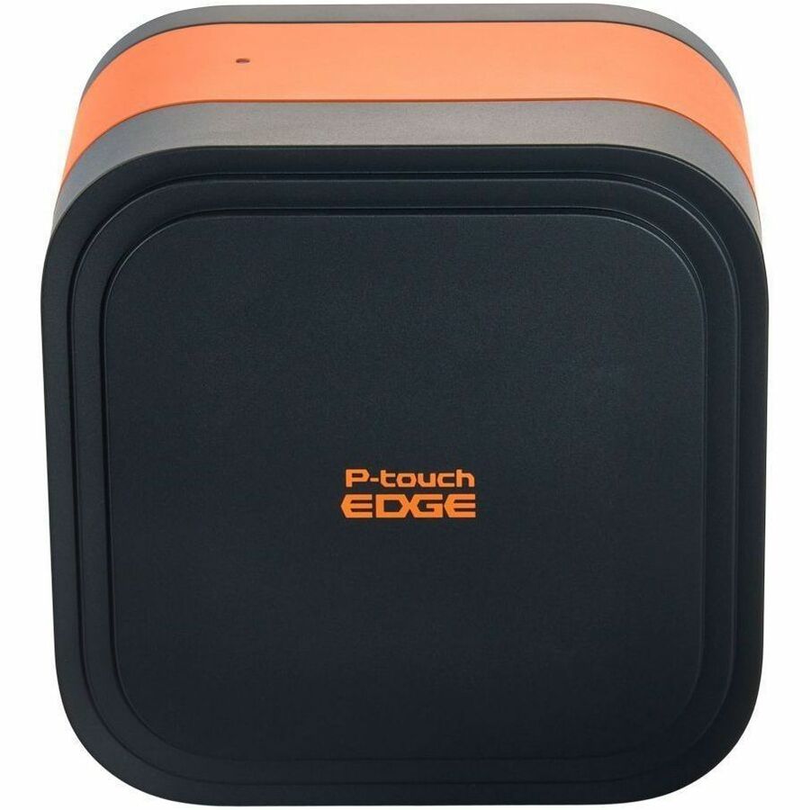Brother P-touch EDGE PT-E920BT Industrial, Mobile Thermal Transfer Printer - Portable - Label Print - USB - Bluetooth - Battery Included - With Cutter - Black, Orange