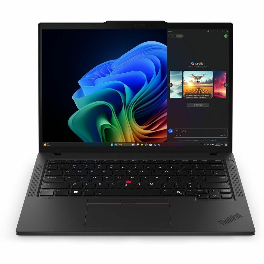 Lenovo ThinkPad T14 Gen 6 21QG0045US 14" Notebook - WUXGA - 60 Hz - Intel Core Ultra 7 2nd Gen 258V - 32 GB - 512 GB SSD - English (US) Keyboard - Black