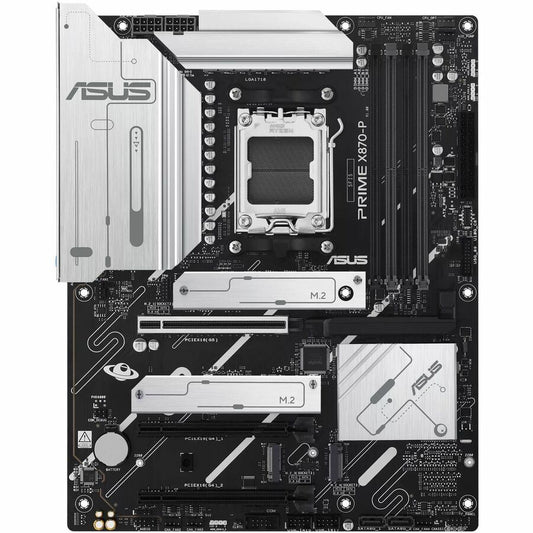 Asus Prime X870-P-CSM Gaming Desktop Motherboard - AMD X870 Chipset - Socket AM5 - ATX