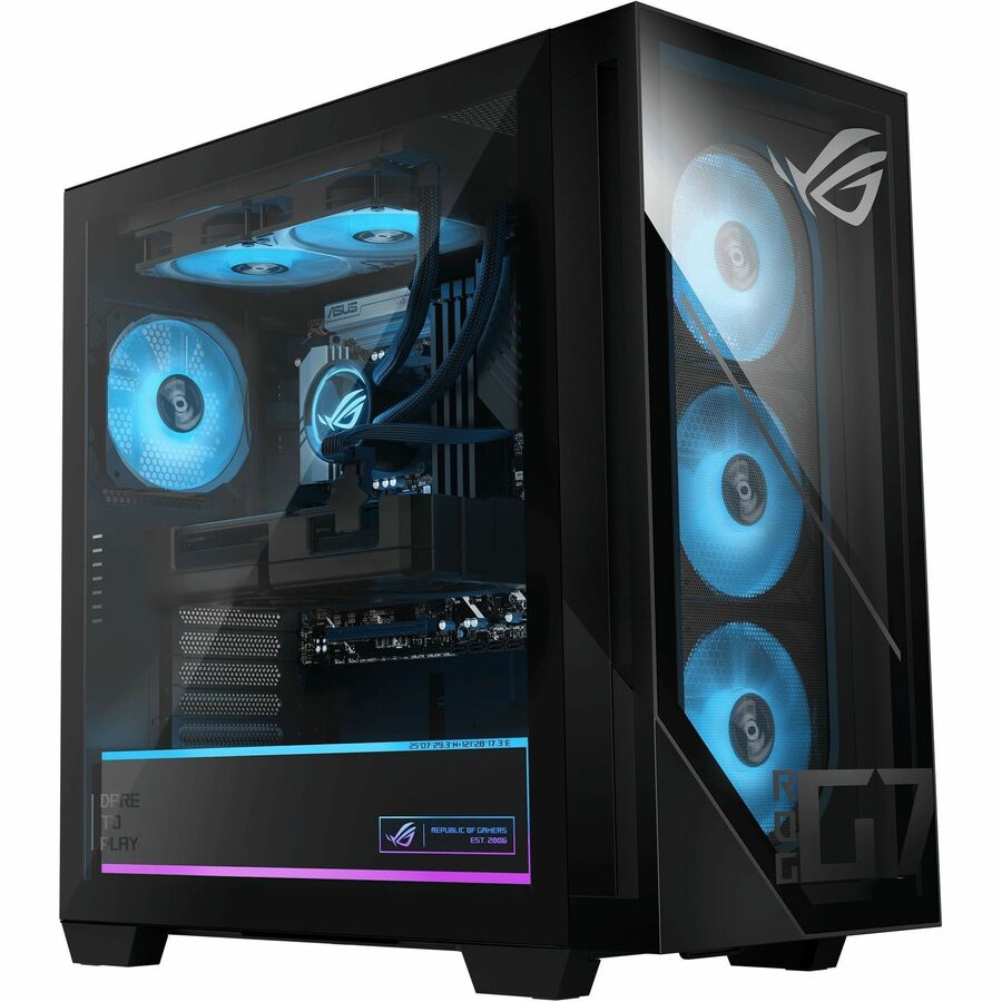 Asus ROG G700 G700TF-DS766Ti Gaming Desktop Computer - Intel Core Ultra 7 265F - 32 GB - 1 TB PCI Express NVMe 4.0 SSD - Black