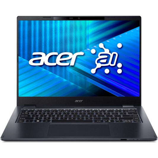 Acer TravelMate P4 14 TMP414-55 TMP414-55-59DM 14" Notebook - WUXGA - 60 Hz - Intel Core Ultra 5 225U - 16 GB - 512 GB PCI Express NVMe 4.0 SSD - English (US) Keyboard - Blue