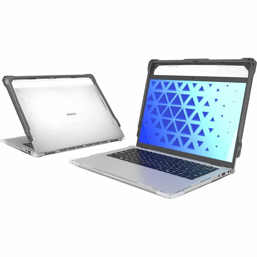 MAXCases Extreme Shell-FL Chromebook Case for Dell Pro Plus 13" 2:1 Convertible (Windows/PB 13255) (Grey)