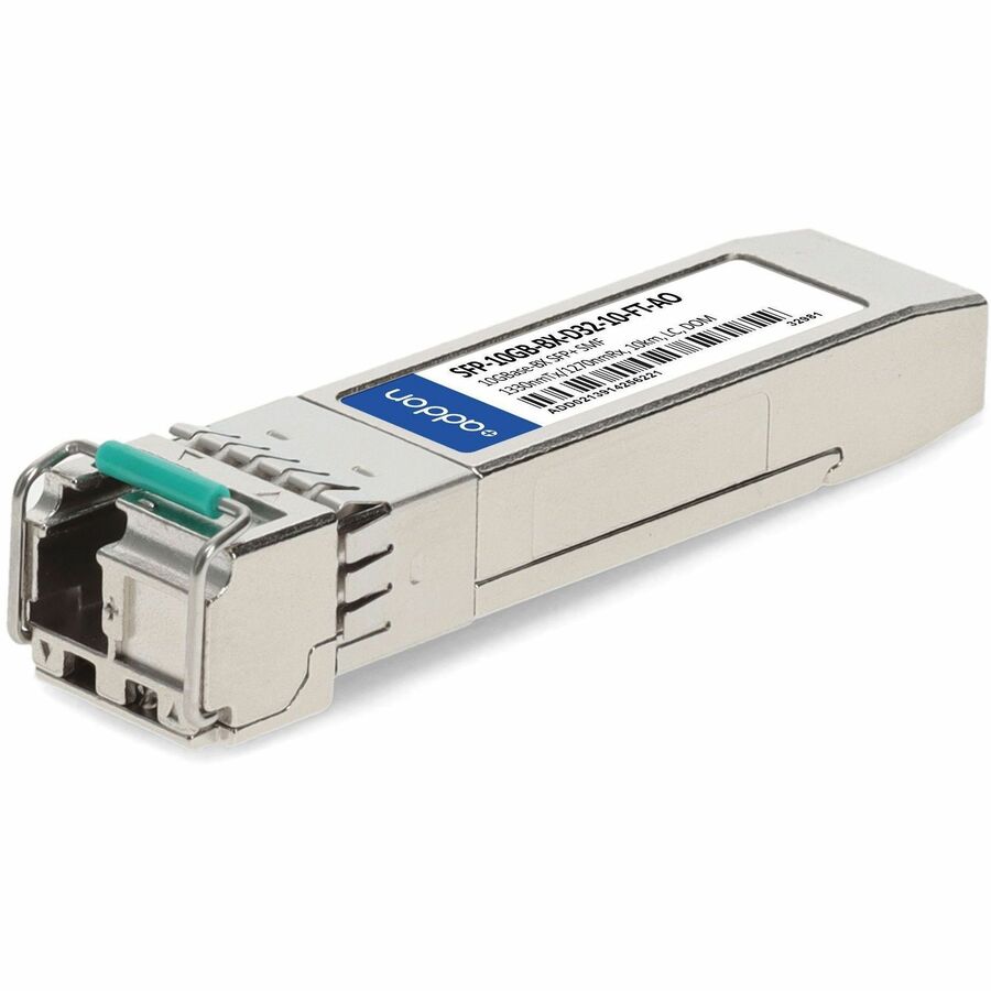 AddOn Fortinet Compatible TAA 10GBase-BX SFP+ Transceiver (SMF, 1330nmTx/1270nmRx, 10km, LC, DOM)