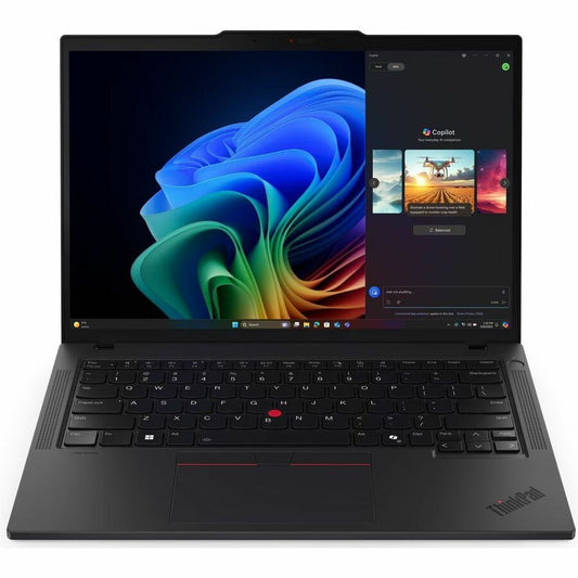 Lenovo ThinkPad T14 Gen 6 21QG004XUS 14" Copilot+ PC Notebook - WUXGA - 60 Hz - Intel Core Ultra 5 2nd Gen 226V - 16 GB - 256 GB SSD - English Keyboard - Black