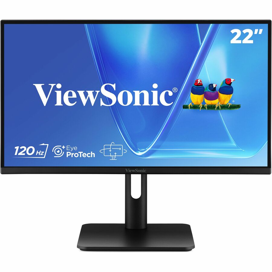 ViewSonic VG2242 22 Inch 1080p Monitor, VA Display with 120Hz for Smooth Home and Office Productivity, Advanced Ergonomics, HDMI, DisplayPort, VGA, and USB Inputs