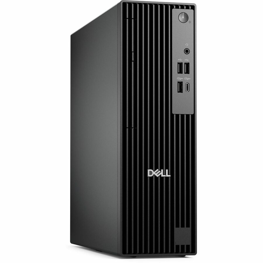 Dell Pro Slim QCS1255 Desktop Computer - AMD Ryzen 7 PRO 8700G - 16 GB - 512 GB PCI Express NVMe 4.0 SSD - Slim PC - Standard Black