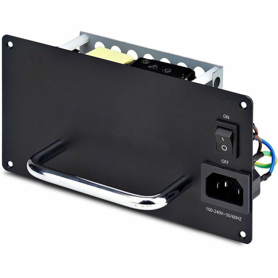 StarTech Redundant Power Supply Unit for MCM15-MEDIA-CHASSIS, 130W AC, 100-240V Input, Tool-Free, Hot-Swappable, Fanless Cooling, TAA